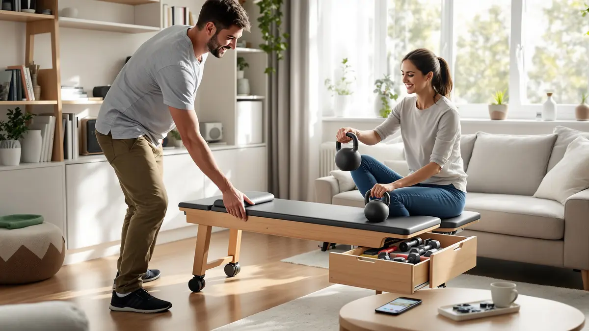 Verander je woonkamer in een fitnessruimte met dit product onder de 50 euro in één maand, zonder verhuizen of verbouwen.