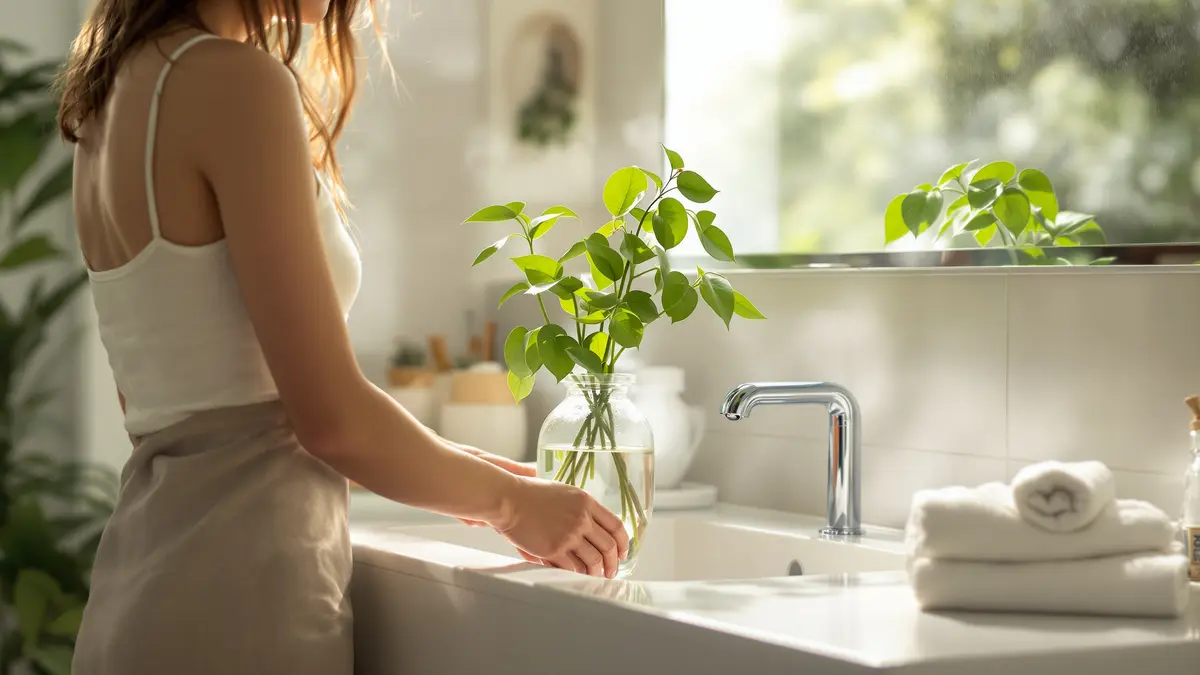 Zet niet zomaar elke plant in je badkamer: daarom verbeteren sommige echt de lucht en groeien ze beter in water.