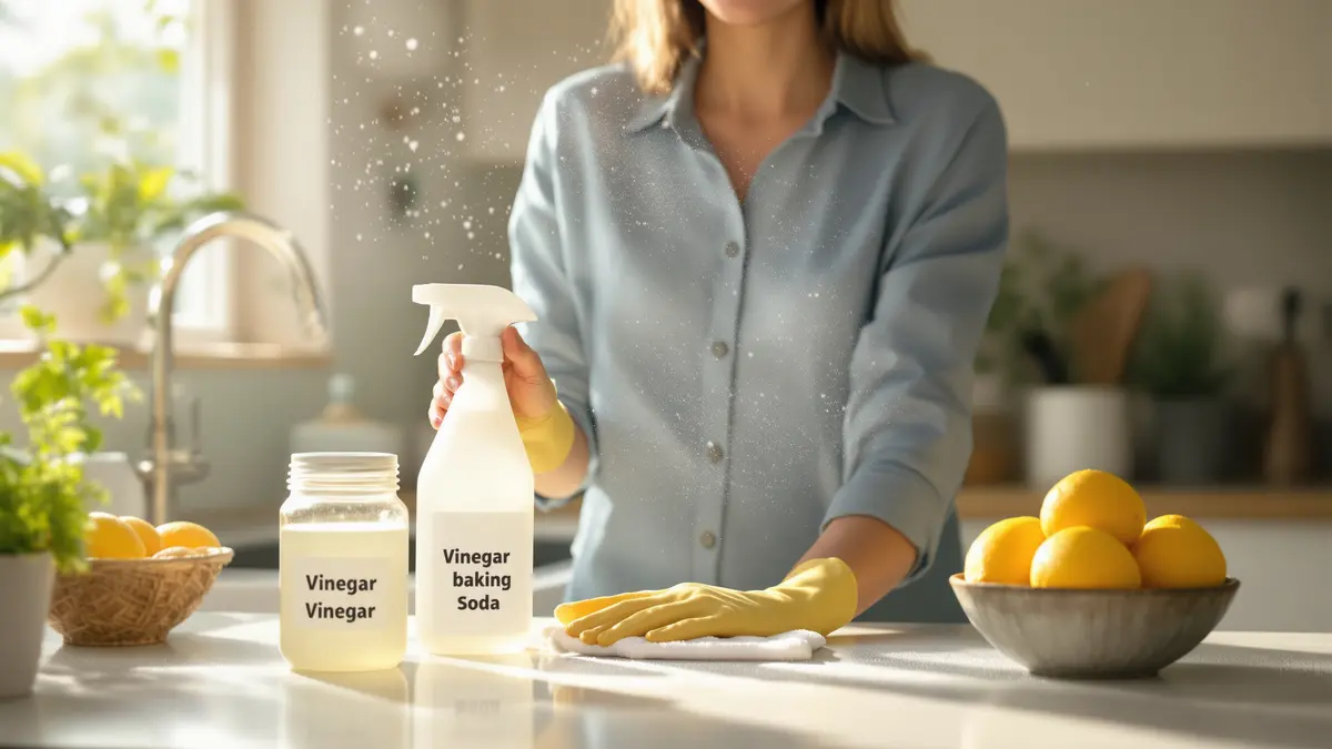 Ik ontdekte 8 natuurlijke schoonmaakrecepten met azijn en baking soda, en het heeft mijn manier van schoonmaken thuis volledig veranderd.