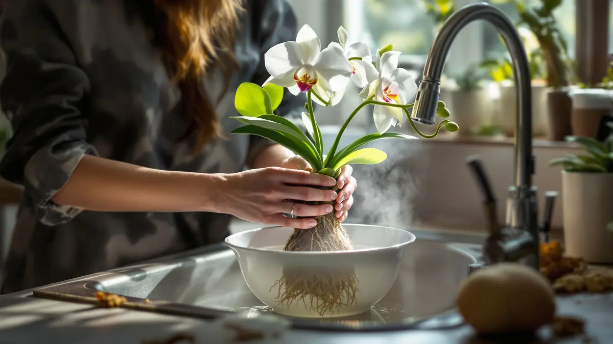Laat je orchidee binnen 2 weken opnieuw bloeien met een aardappel, zonder dure meststoffen