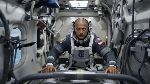 Doe 2,5 uur per dag aan sport in gewichtloosheid: ontdek de eenvoudige methode van astronauten om fit te blijven zonder ingewikkelde apparatuur.